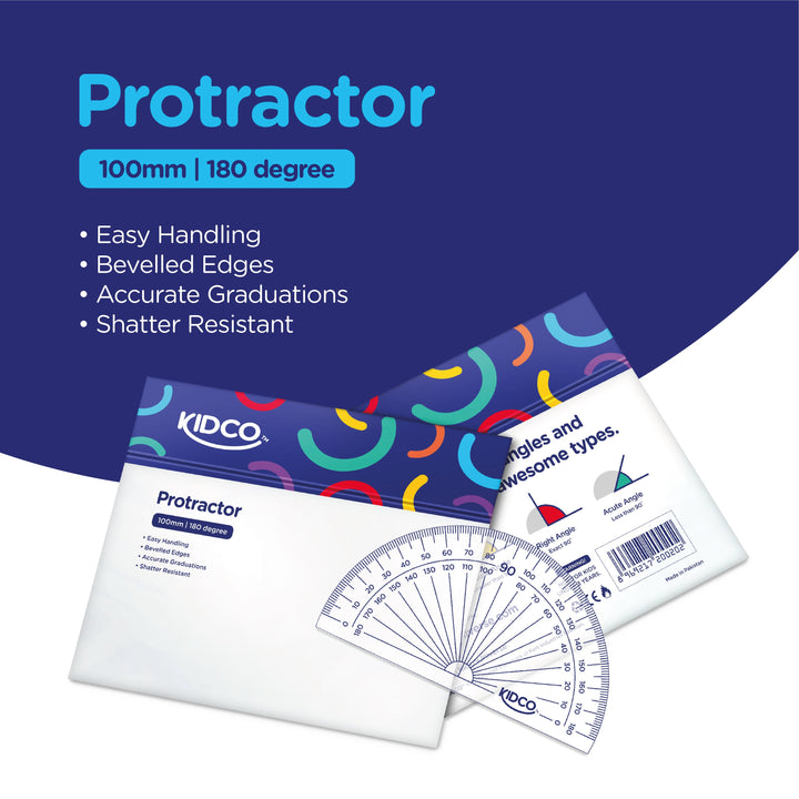 Protractor - 100mm | 180 degree – Decent Paper Store